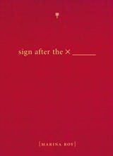 Sign After the X