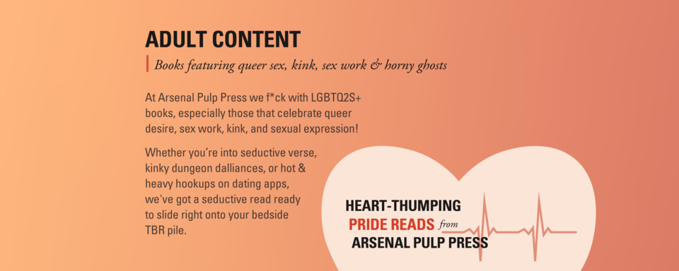 Heart-Thumping Pride Reads, Part 2: Adult Content